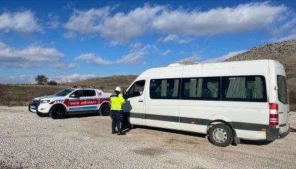 Burdurda 730 araca idari ceza