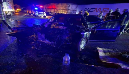 Burdurda feci kaza: 1 ölü, 7 yaralı