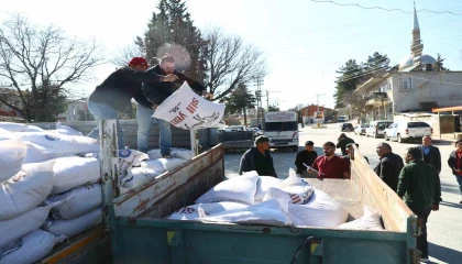 Büyükşehirden 2025 yılında hayvancılığa 503 bin 625 kg yem desteği