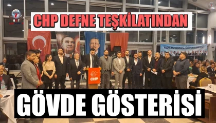 CHP TEŞKİLATI DAYANIŞMA YEMEĞİNDE BULUŞTU