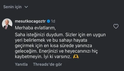Çocukların videolu halı saha çağrısına Başkan Kocagözden yeşil ışık