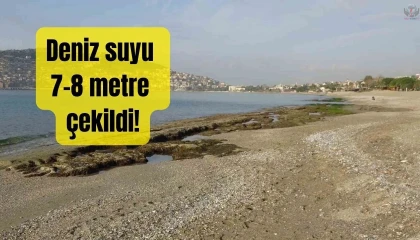 Deniz suyunda yaşanan çekilme vatandaşları tedirgin etti