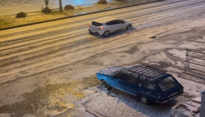 Dolu bu kez Bozyazıyı vurdu