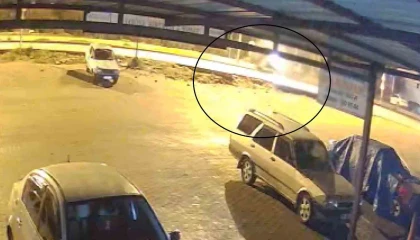 Ece bebeğin can verdiği kaza güvenlik kamerasında