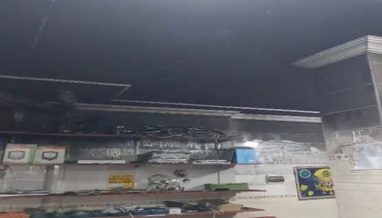 Elektrikçi dükkanında çıkan yangın söndürüldü
