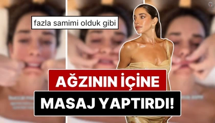 Elvin Levinler ağız içi masajı yaptırdı