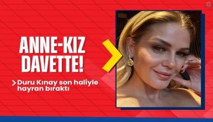 Emine Ün kızıyla davette