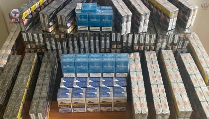 Erzinde araçtan 510 paket gümrük kaçağı sigara çıktı