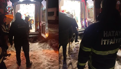 Evinde mahsur kalan hastanın imdadına itfaiye yetişti