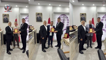 HATAY ESNAFINA KATKI SUNAN YÖNETİCİLERE PLAKET
