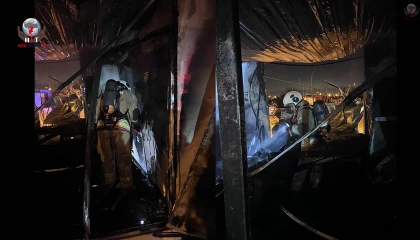 Hatay'da Konteyner Yangını