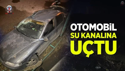 Hatay'da Otomobil Su Kanalına Uçtu: 3 Yaralı