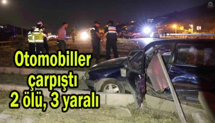 Hatayda otomobiller çarpıştı: 2 ölü, 3 yaralı