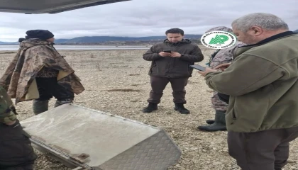 Ispartada usulsüz av yapan 2 kişiye idari işlem yapıldı