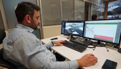 Kahramanmaraşta 264 kamerayla yol durumunu anlık olarak takip ediyor