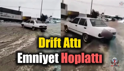 Karda drift keyfi pahalıya patladı