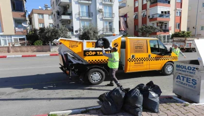 Kepezden 2025te, 248 bin 403 ton çöp toplandı