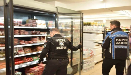 Marketlere zabıta denetimi