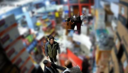 Markette kavga: Ortalık savaş alanına döndü