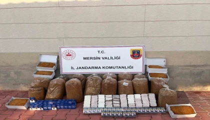 Mersinde 13 bin 500 kaçak makaron ele geçirildi