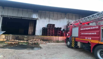 Narenciye fabrikasında yangın çıktı, çok sayıda ekip müdahale etti