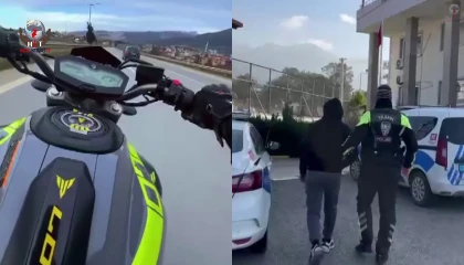 Otobanda 174 kilometre hızla ölüme meydan okuyan motosikletliye 45 bin TL ceza
