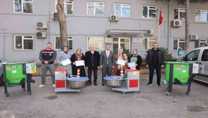 Pozantıda üreticilere ekipman desteği verildi