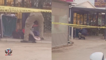 Şüpheli çantadan elbise çıktı