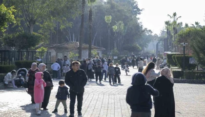 Tarsus Doğa Parkı yarıyıl tatilinde binlerce ziyaretçiyi ağırlıyor