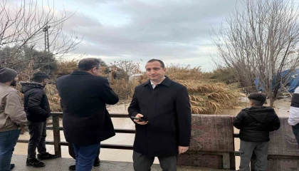 Tarsusta yağmurdan zarar gören bölgede inceleme