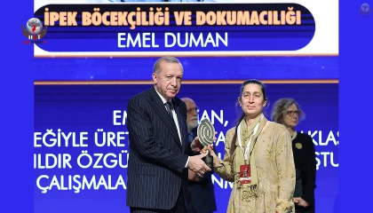 Tescilli Hatay Sarısını yaşatmak için ömrünü adayan kadına Yaşayan İnsan Hazinesi ödülü