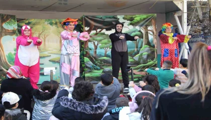 Yüreğirde ara tatil çocuk şenliğiyle renklendi