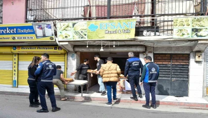 Adanada mide bulandıran görüntü: Fırın mühürlendi