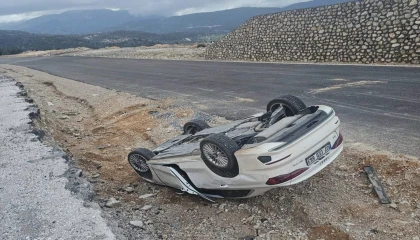 Aksekide trafik kazası: 1 yaralı