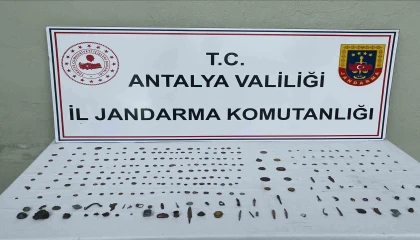 Antalyada 281 adet tarihi eser ele geçirildi