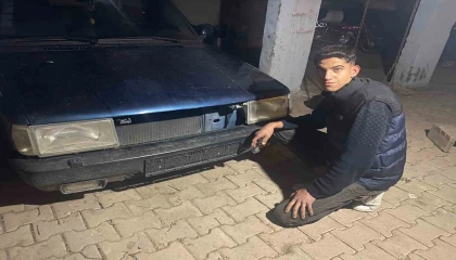 Arkadaşına selam vermek için bastığı kornadan ses çıkmayınca çalındığını fark etti