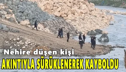 Asi Nehrine düşen genç kayboldu