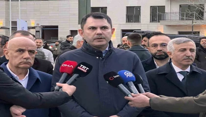 Bakan Kurum: Hep birlikte devlet millet omuz omuza mücadele ortaya koydu