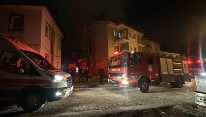 Burdurda baca yangını korkuttu