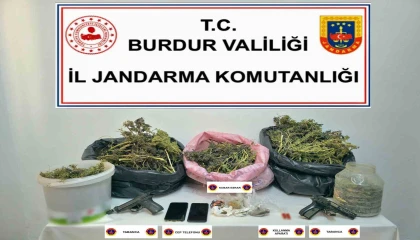 Burdurda jandarmadan uyuşturucu operasyonu: 2 tutuklama