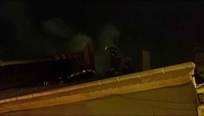 Burdurda müstakil evin bacısında yangın