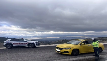 Burdurda son 1 haftada 12 bin 272 araç ve sürücüsü sorgulandı