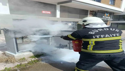Burdurda trafoda yangın paniği