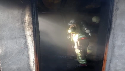 Defnede ev yangını: 1 kişi dumandan etkilendi