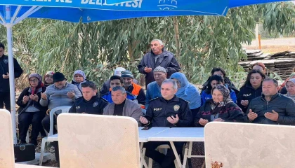 Depremde hayatını kaybeden polisler dualarla anıldı