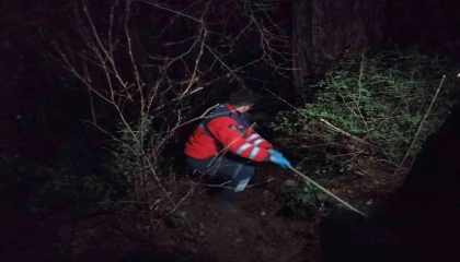 Dereye uçan operatörü kurtaran 4 itfaiye personeli, oksijen zehirlenmesi yaşadı