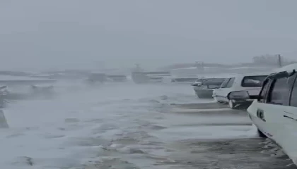 Elbistan-Darende kara yolu ulaşıma kapandı