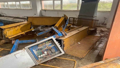 Faal olmayan Su Temin Projesi Tesisine girip 6 milyon liralık malzeme çaldılar