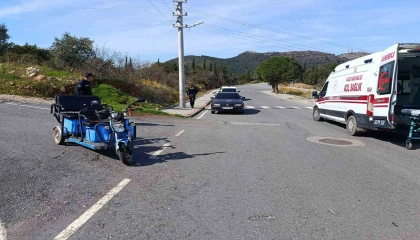 Gazipaşada elektrikli bisiklet kazası: 2 yaralı