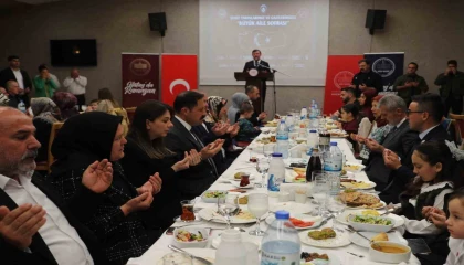 Hatayda şahit aileleri ve gaziler iftar sofrasında buluştu